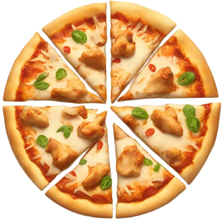 thai chicken pizza emoji