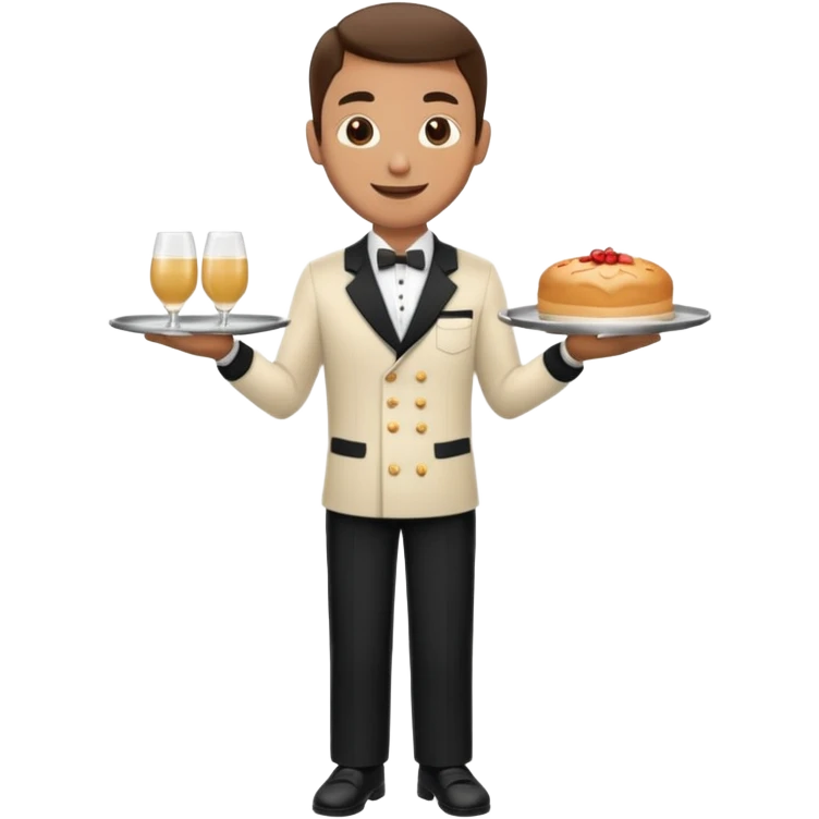 meseros cuerpo completo emoji