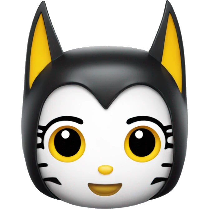 hello kitty batman emoji