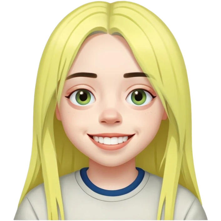 2024 Billie eilish happy emoji