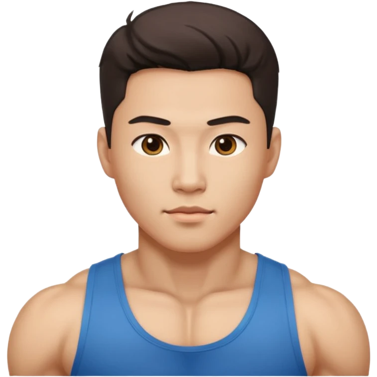 Koreli bir erkek ama çok yakışık lı ve kaslı emoji