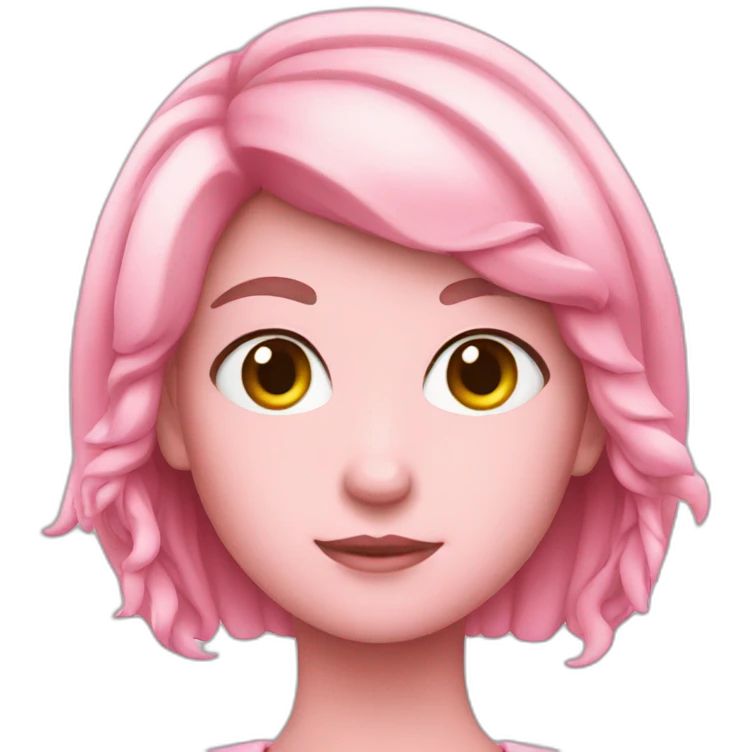 Pink emoji