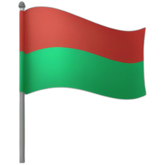 Blue green red flag emoji