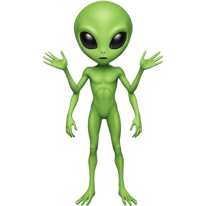 classic alien emoji