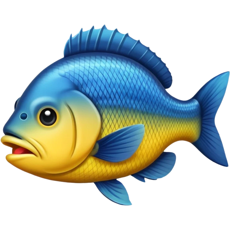 curved bass fish emoji