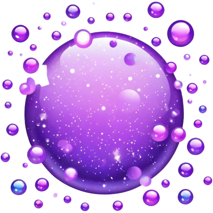 purple sparkles emoji