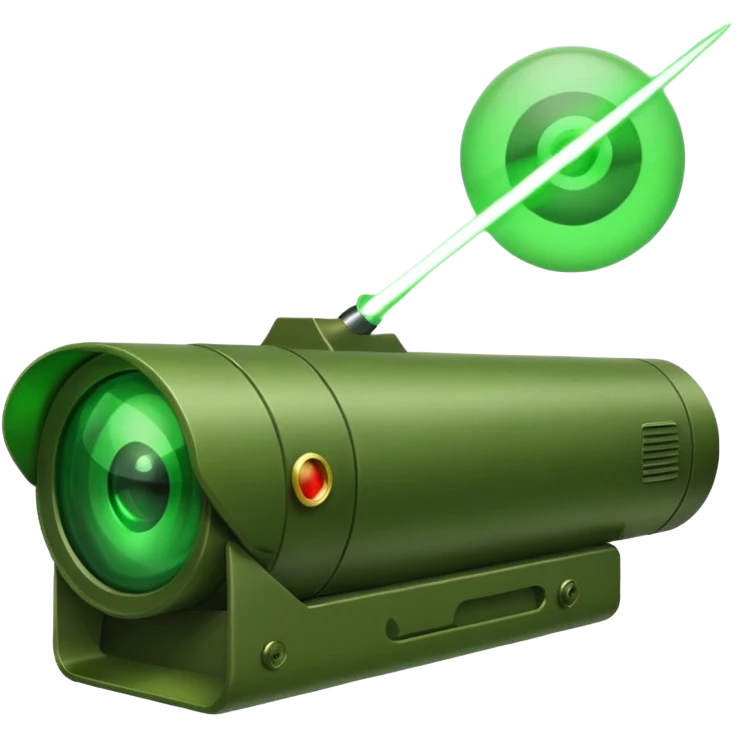 military laser emoji