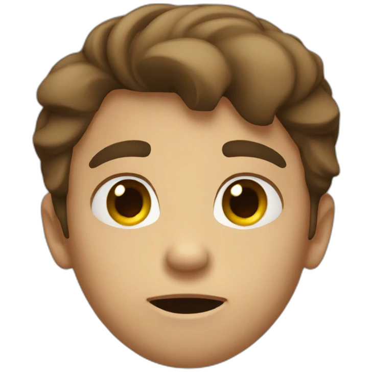 Boy saying no emoji