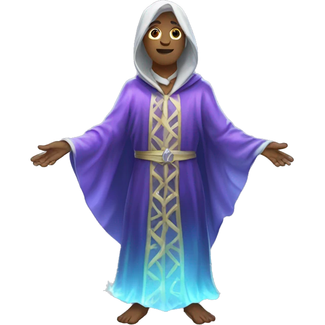 empty crystal magical robes emoji