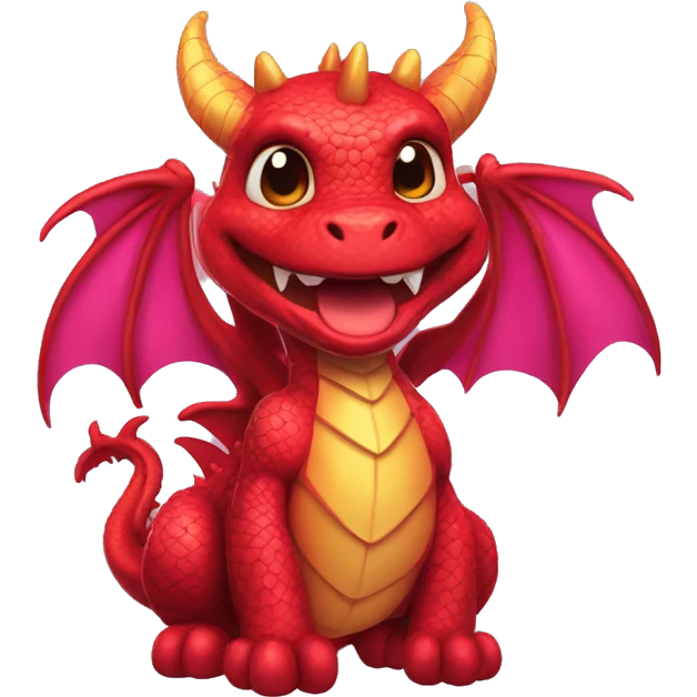 dragon con corazones emoji