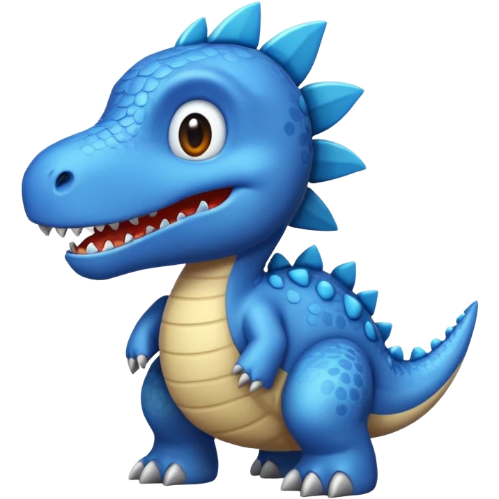 blue Dinasor emoji