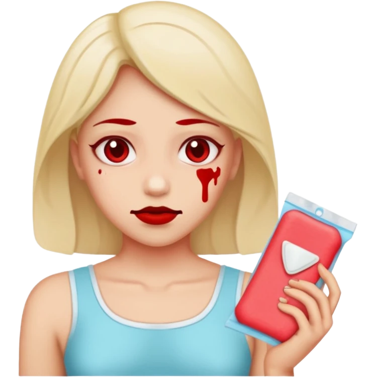 “menstrual period” emoji