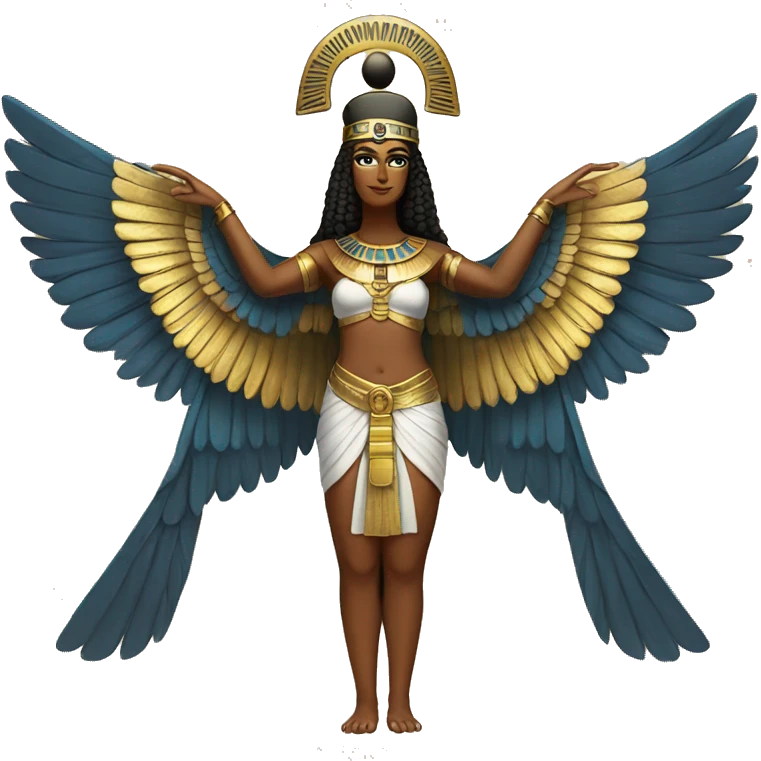 Goddess Isis with wings emoji
