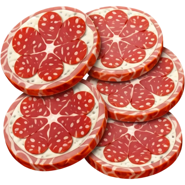 Salame slice emoji