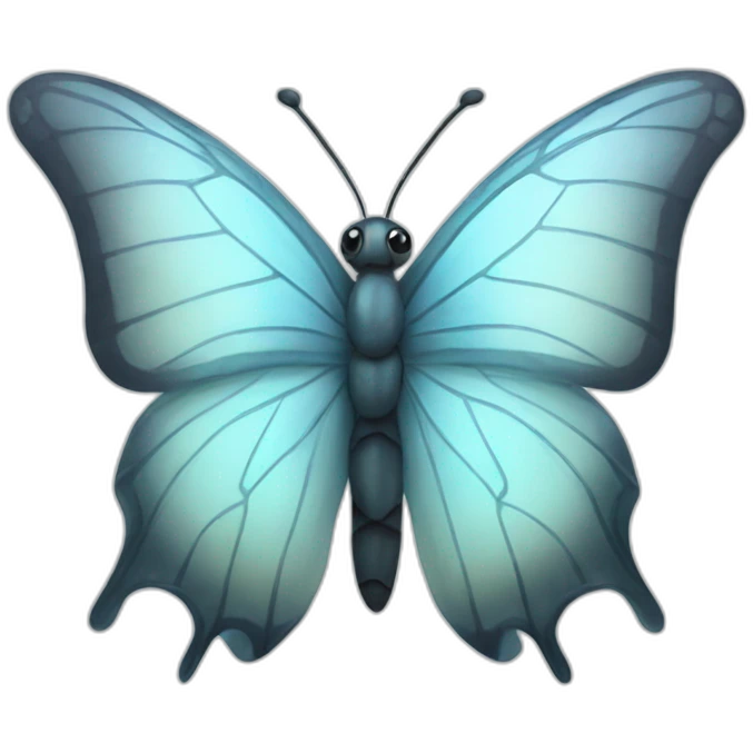 Ice butterfly emoji