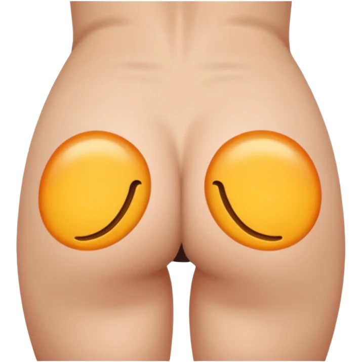 Girls butt  emoji