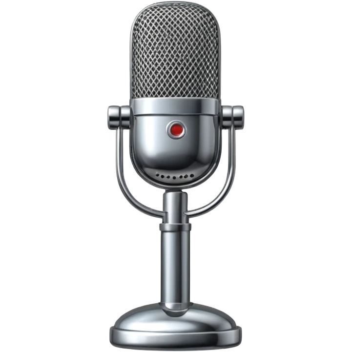 Vintage Microphone emoji