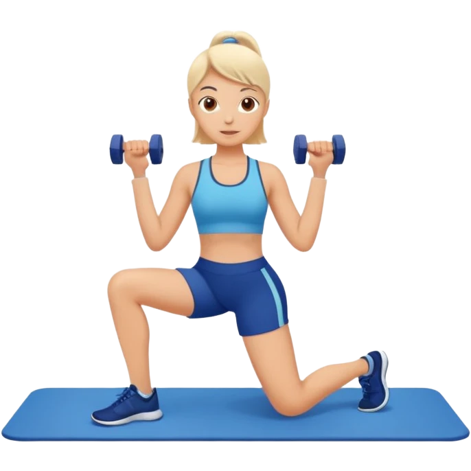 home workouts/ exercises emoji