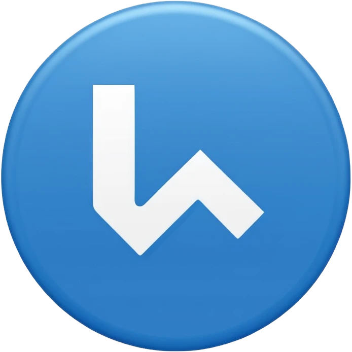 "Símbolo no formato de círculo, fundo sólido na cor azul oficial do Instagram (#0095F6), com um check branco nítido e alinhado no centro. Estilo minimalista, sem sombras, exatamente como o selo de verificação do Instagram." emoji