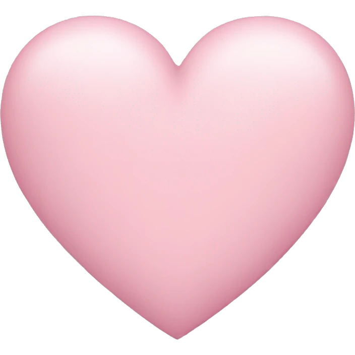 pastel pink heart emoji