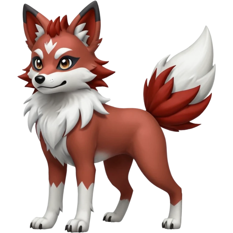 Lycanroc-Mightyena-fusion emoji