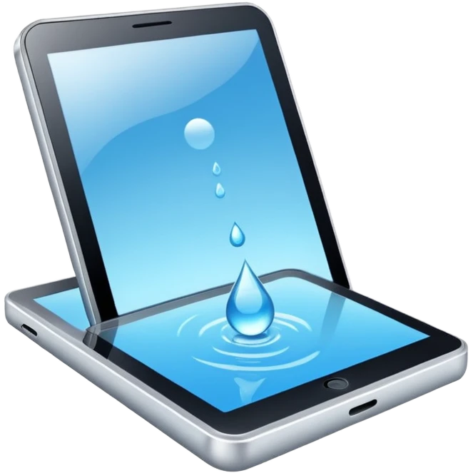 E reader in acqua  emoji