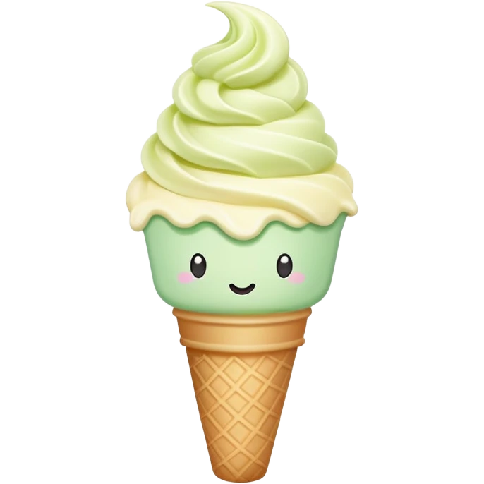 Ice cream cactus  emoji