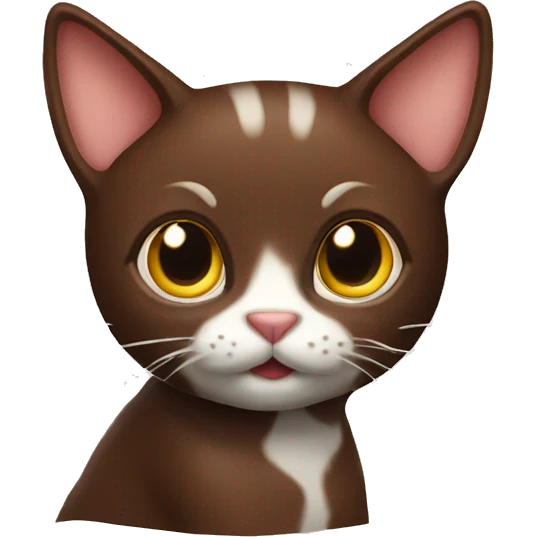cat chocolate emoji