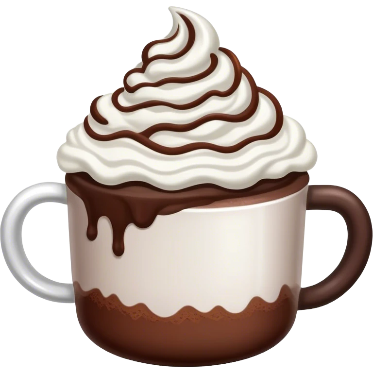 Steamy hot cocoa emoji