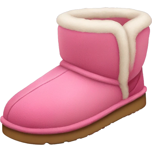 pink ugg slippers emoji