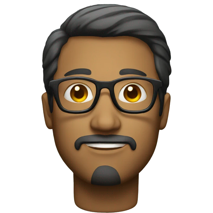 mysterious man in glasses emoji