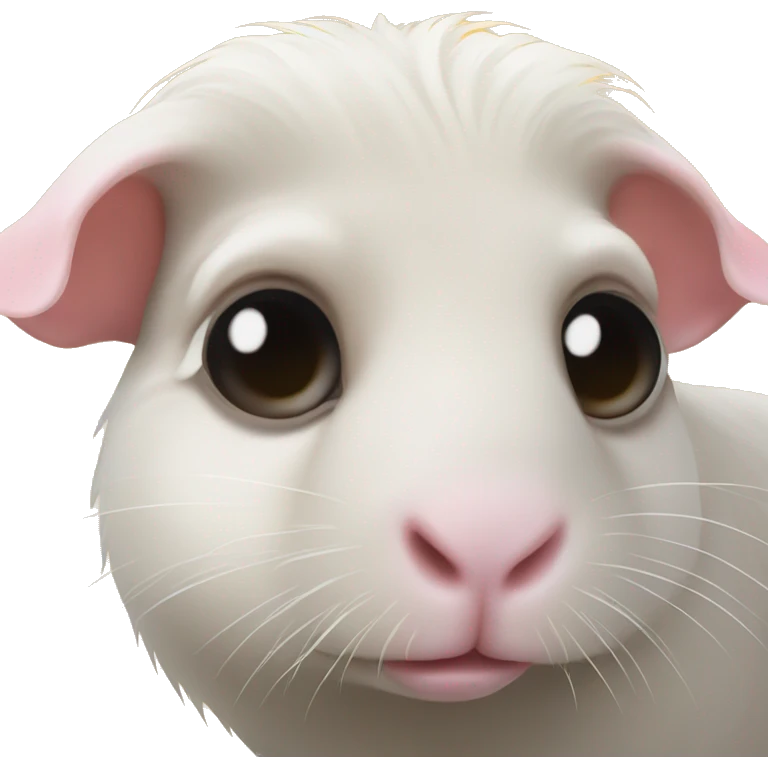 Hairless guinea pig emoji