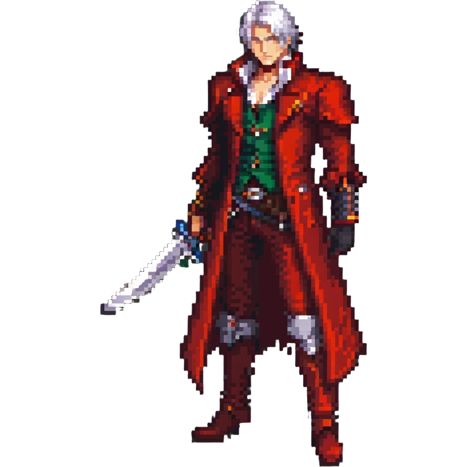 Dante Sparda from Devil May Cry emoji