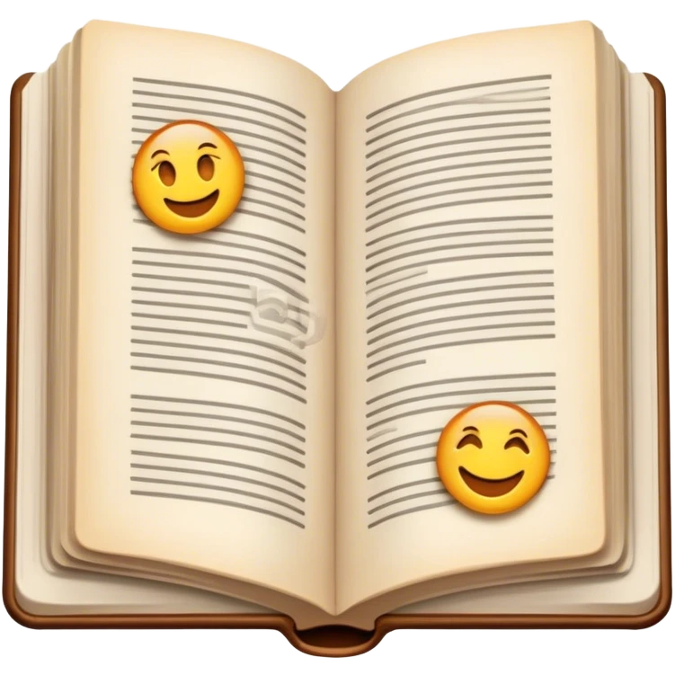 livro aberto  emoji