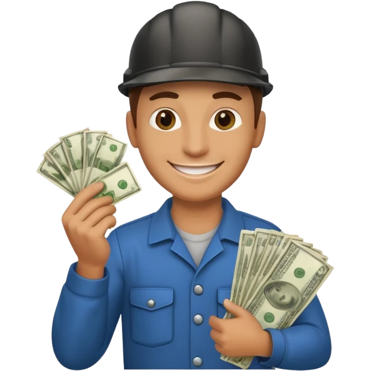 mechanic with money emoji