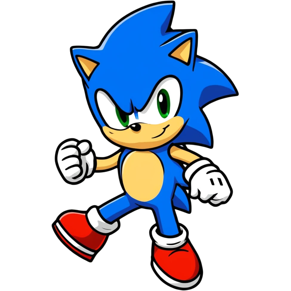 Sonic the hedgehog emoji