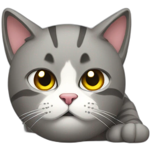 bored coding cat emoji
