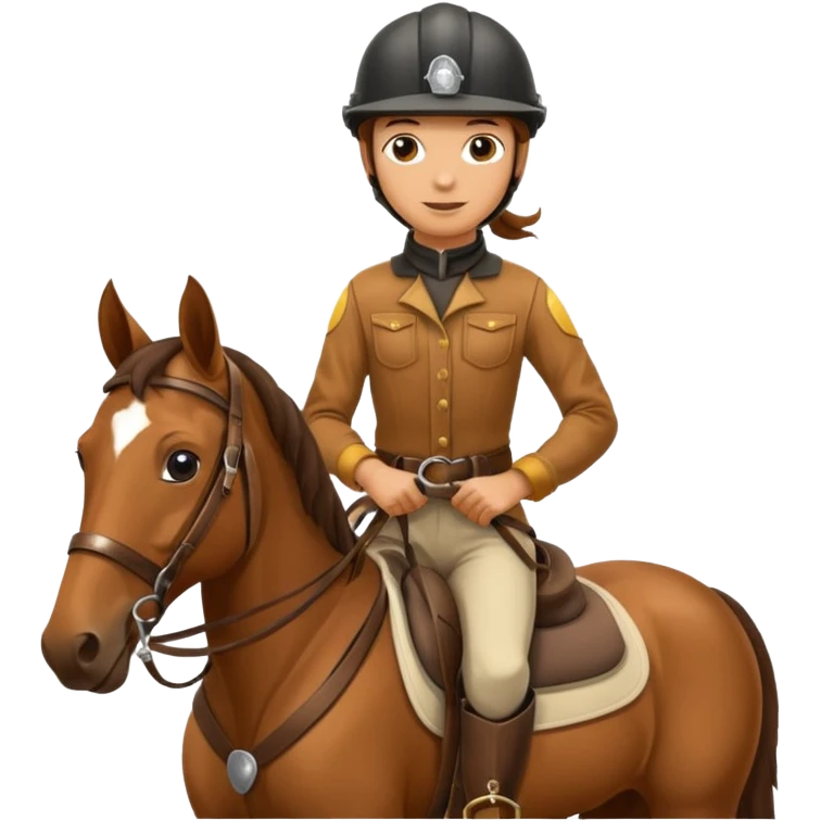 horse rider emoji