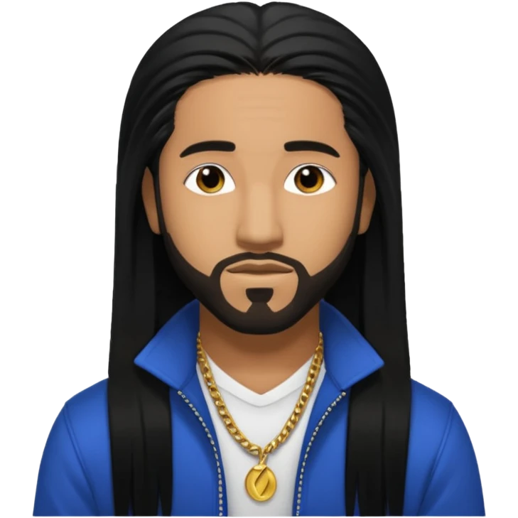 Omarion r&b singer with long black hair emoji