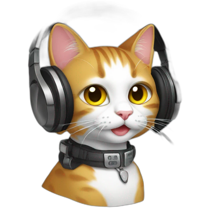 Dj cat emoji