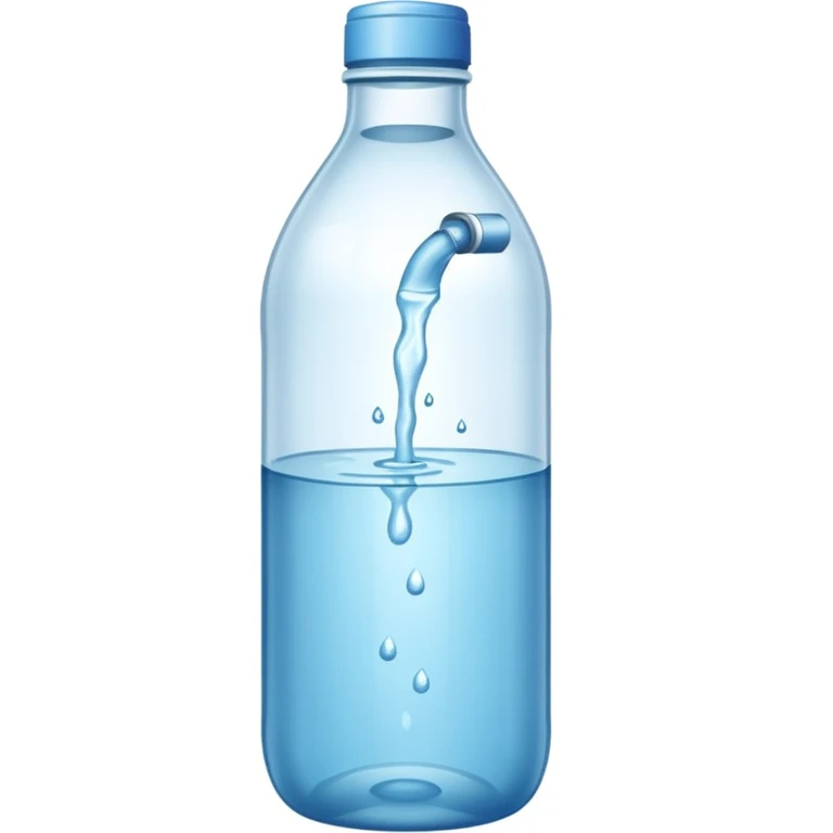 Botella de agua emoji