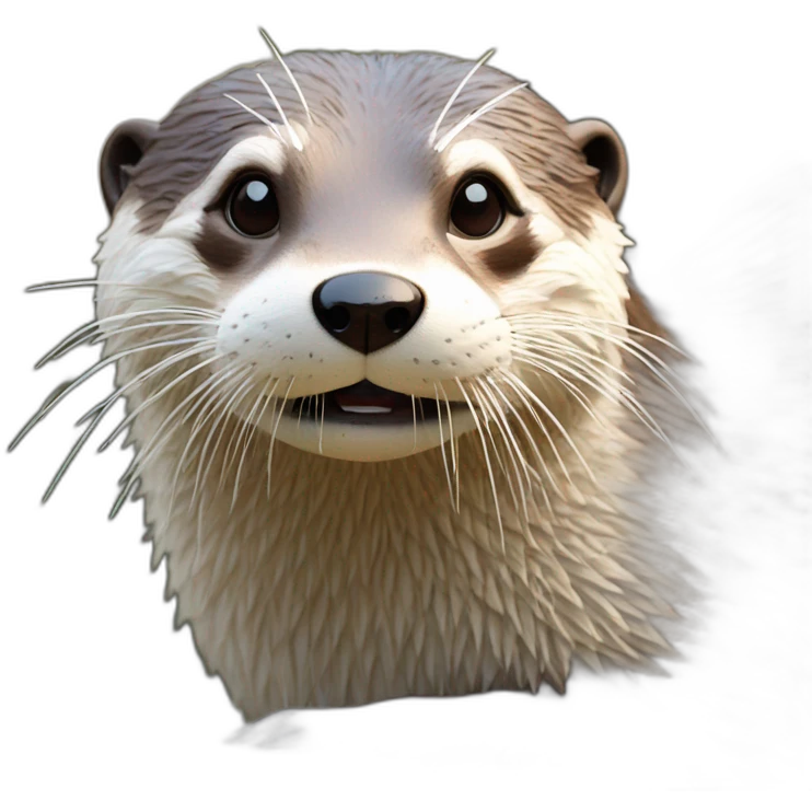 Loutre sur loup emoji