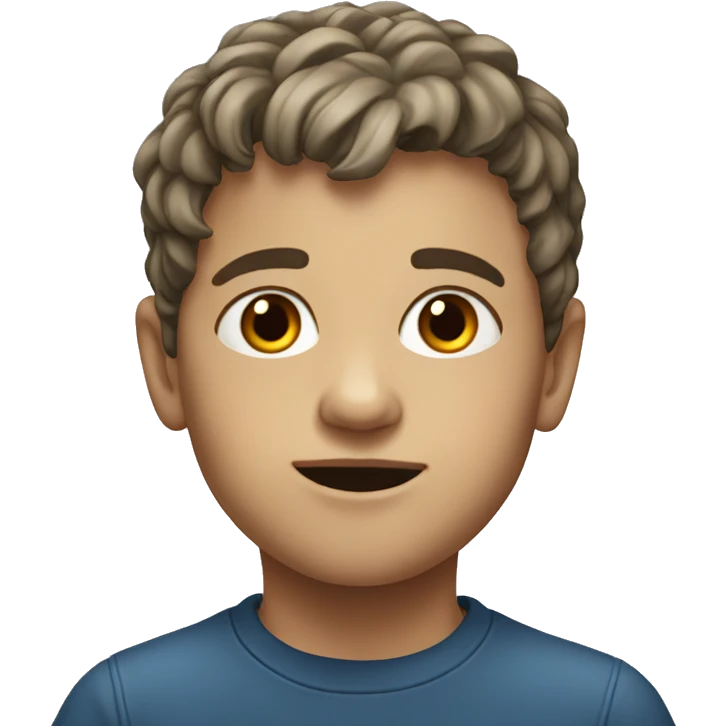 realistic portrait of a boy emoji