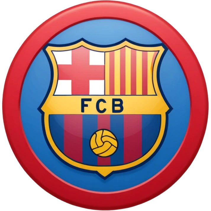 FC BARCELONA SMALL FOR EMOJI emoji