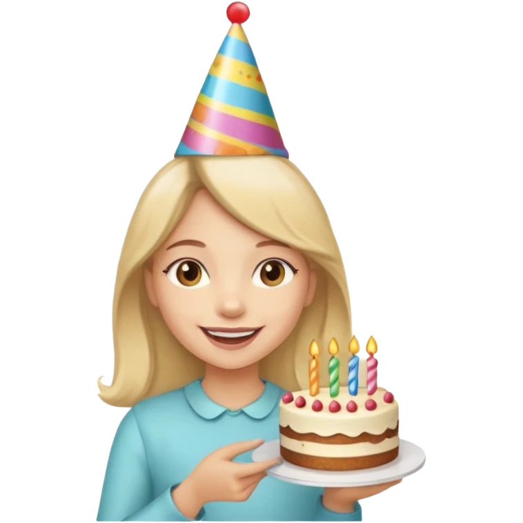 Birthday girl wish emoji