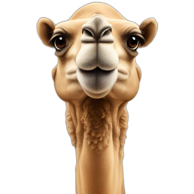 Camel head emoji