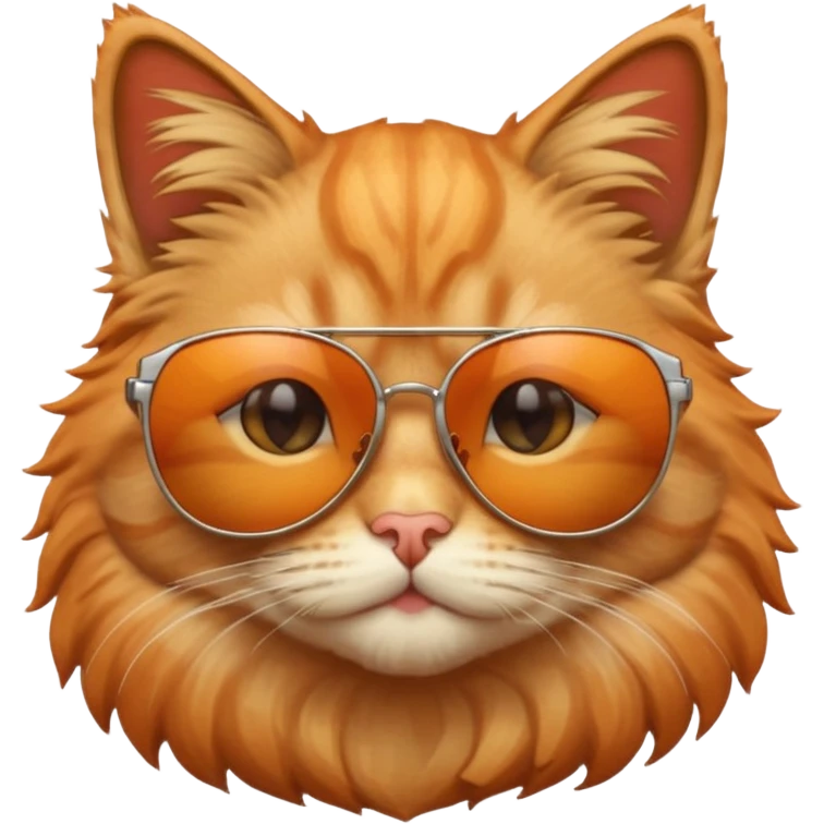 Cat wearing sunglasses emoji