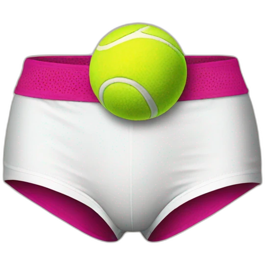 tennis ball in panties emoji