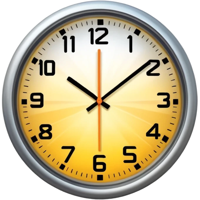 A close-up of a clock with sharply defined numbers and glowing hands, captured in dramatic lighting. The second hand is blurred into multiple trailing streaks to show rapid ticking, creating a sense of urgency and fast-passing time. emoji