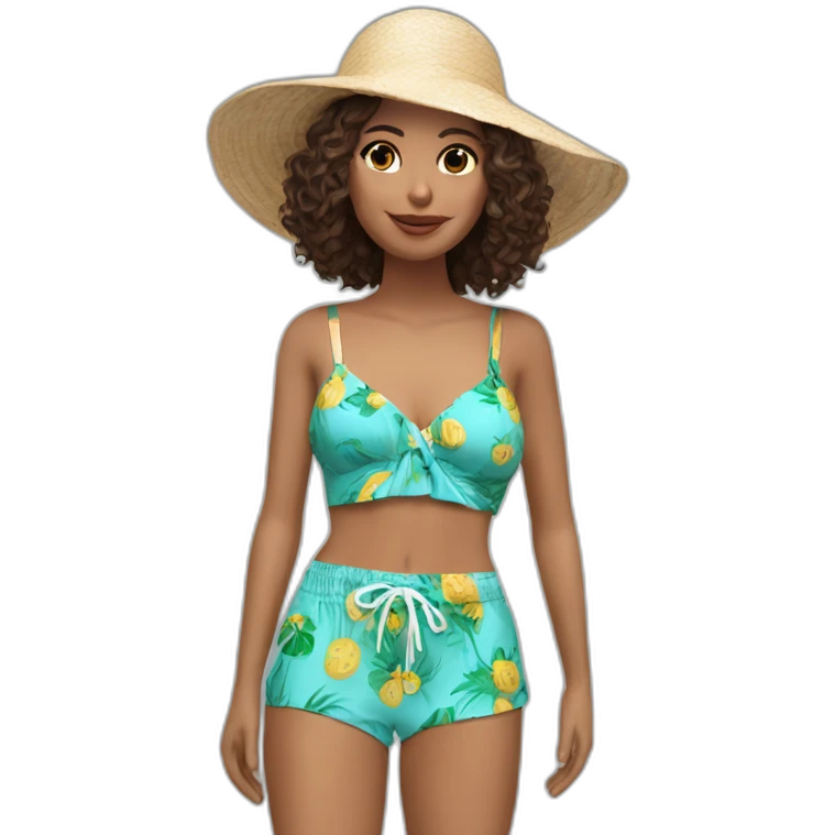 Fulsome catalogue model beachwear emoji